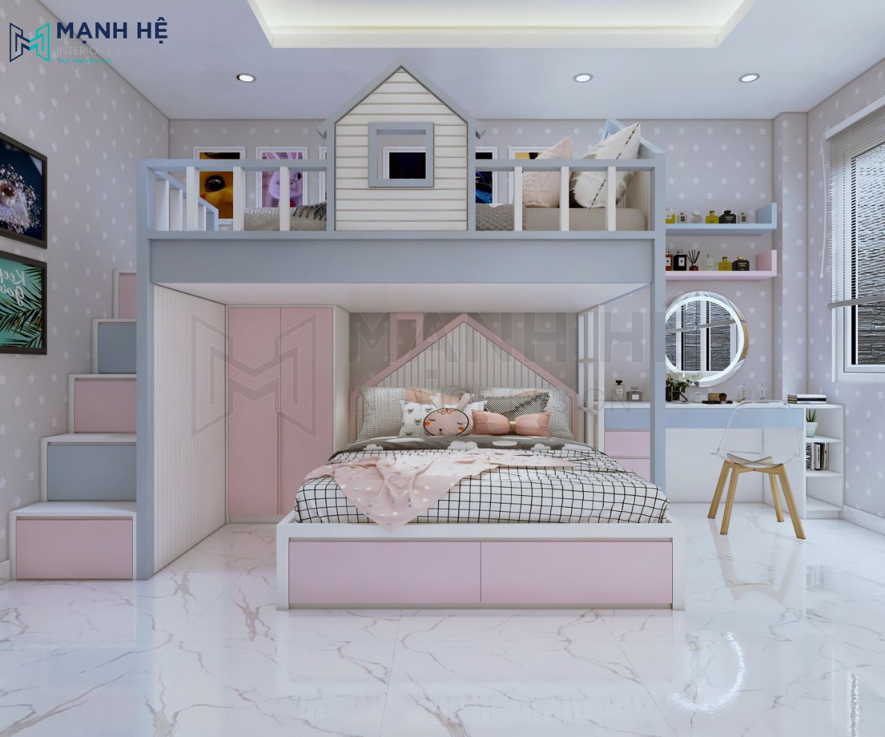 giường tầng kích thước lớn