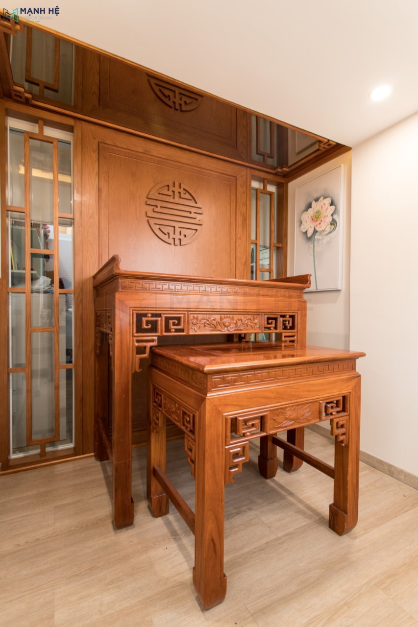 Đường nét hoa văn trạm trổ tỉ mỉ