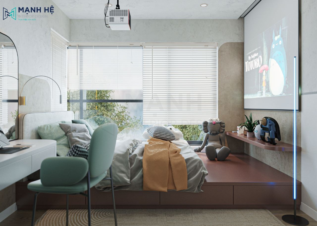 Sử dụng rèm sáo nhựa cho phòng ngủ