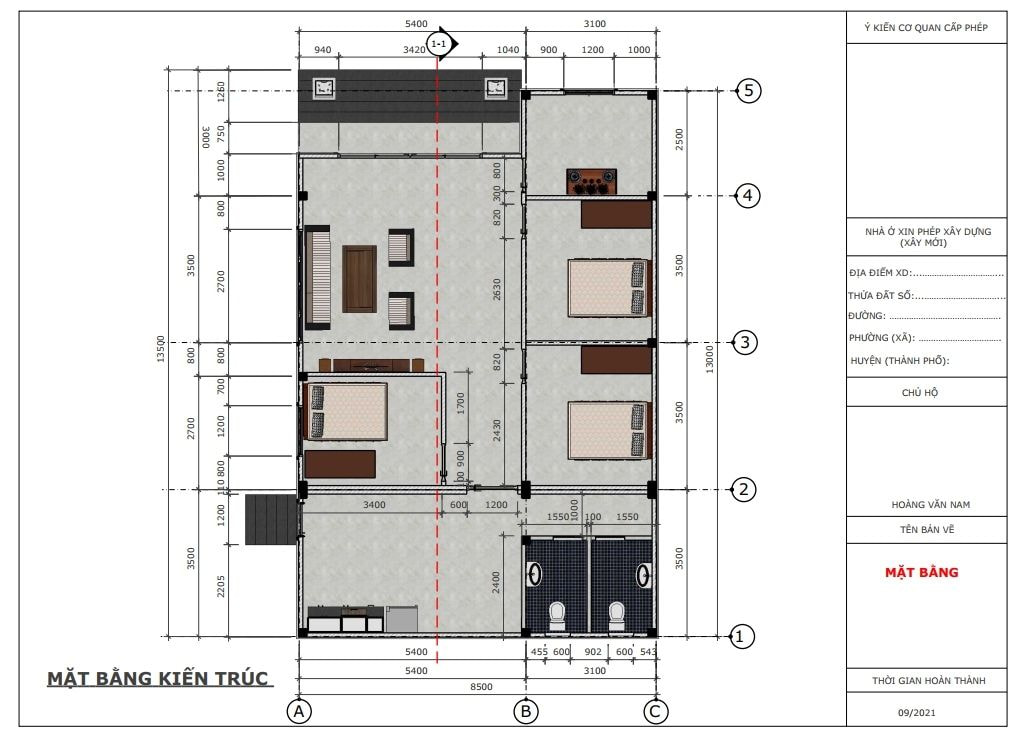 Lưu ý về diện tích mặt bằng nhà cấp 4