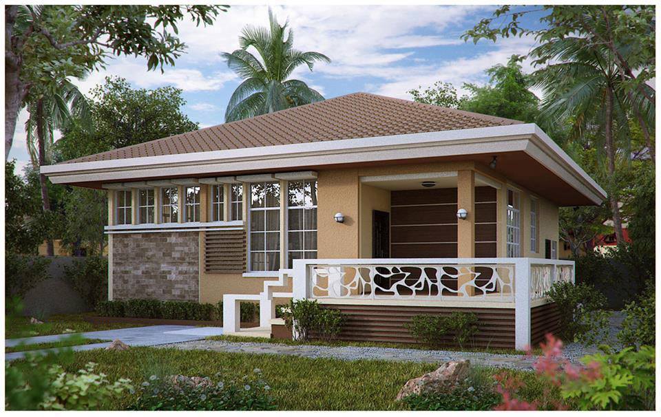 mẫu thiết kế nhà cấp 4 vuông