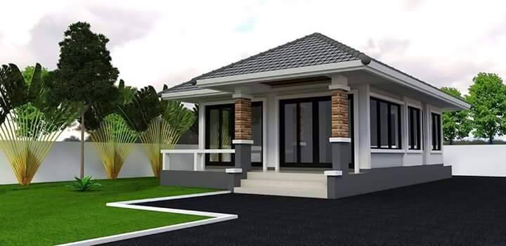 mẫu nhà đơn giản hiện đại sang trọng