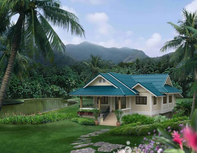 mẫu nhà duyên dáng tại nông thôn