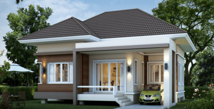 mẫu thiết kế nhà đơn giản nhỏ gọn