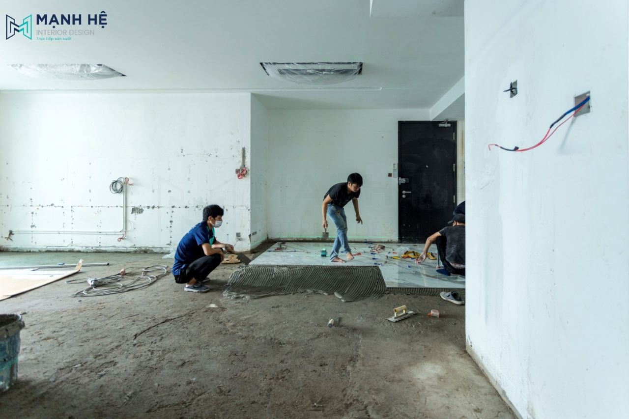 Căn hộ bàn giao thô 50%