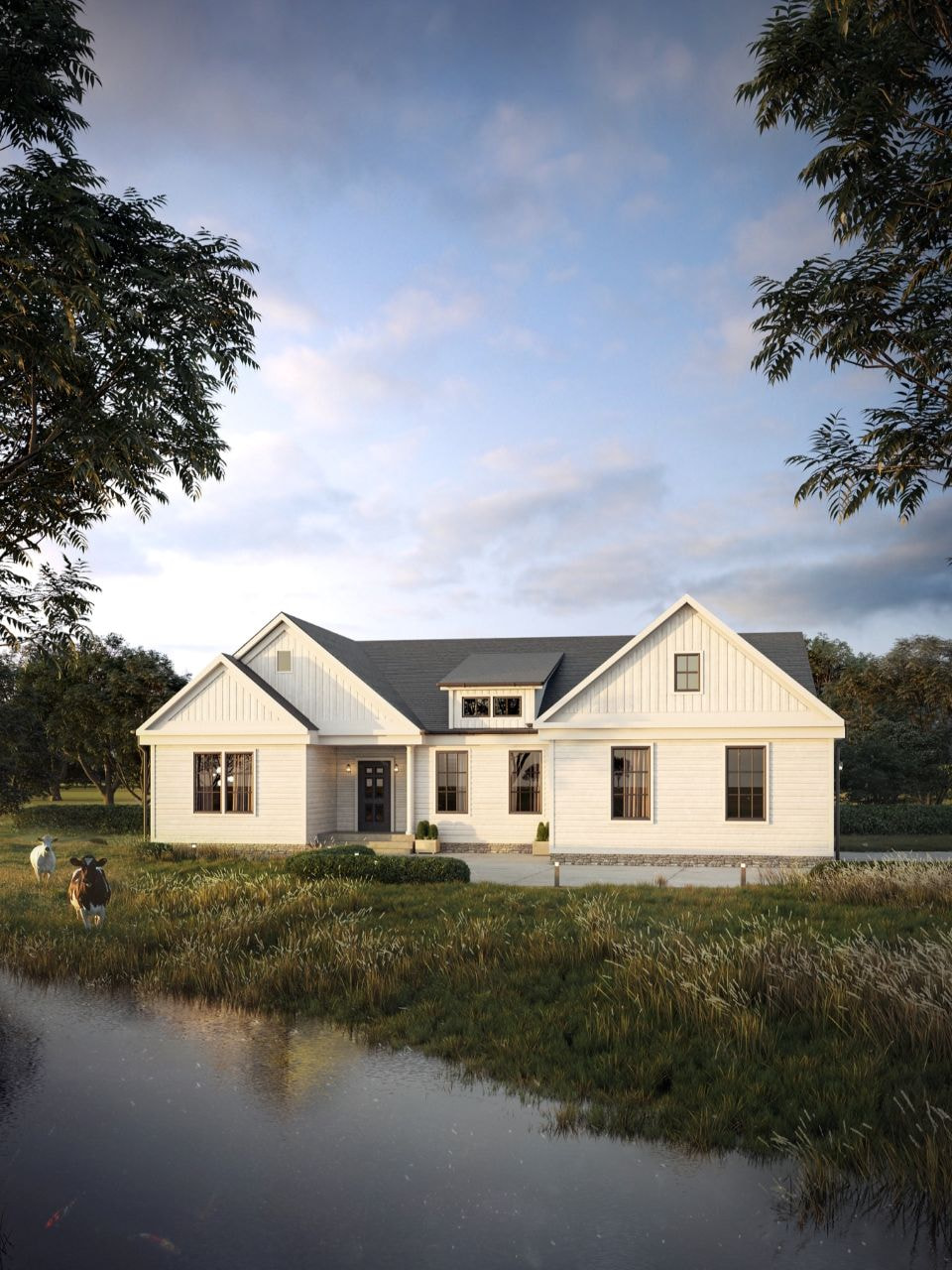 Nhà cấp 4 mang phong cách hiện đại châu Âu