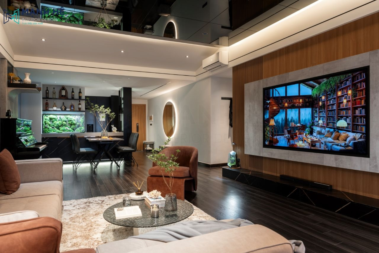 Căn hộ hoàn thiện đây đủ nội thất cao cấp